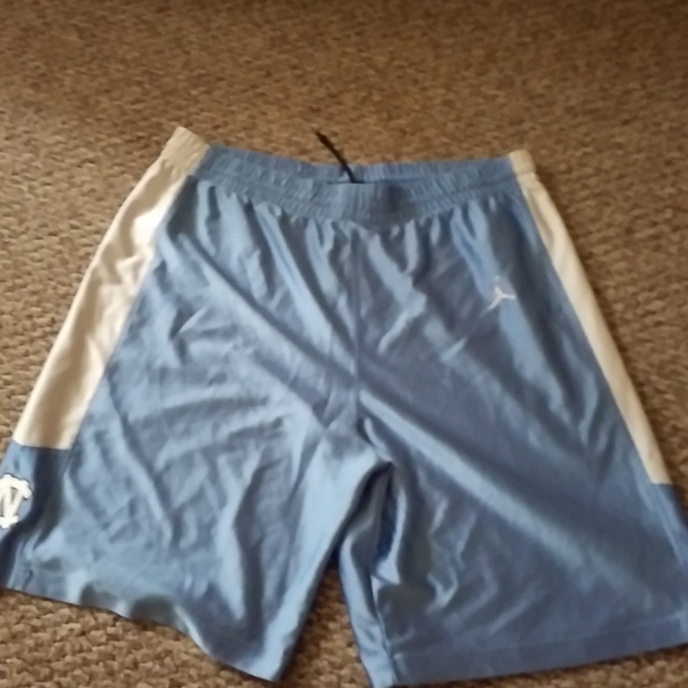 Blue and white Jordan shorts